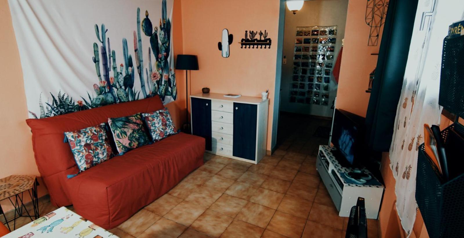 Apartament Le Nopal Bleu Tarascon-sur-Ariège Zewnętrze zdjęcie